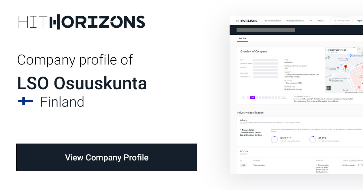 Company Profile of LSO Osuuskunta 