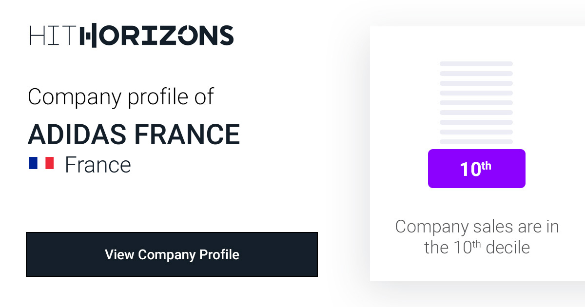 Company Profile of ADIDAS FRANCE | HitHorizons.com
